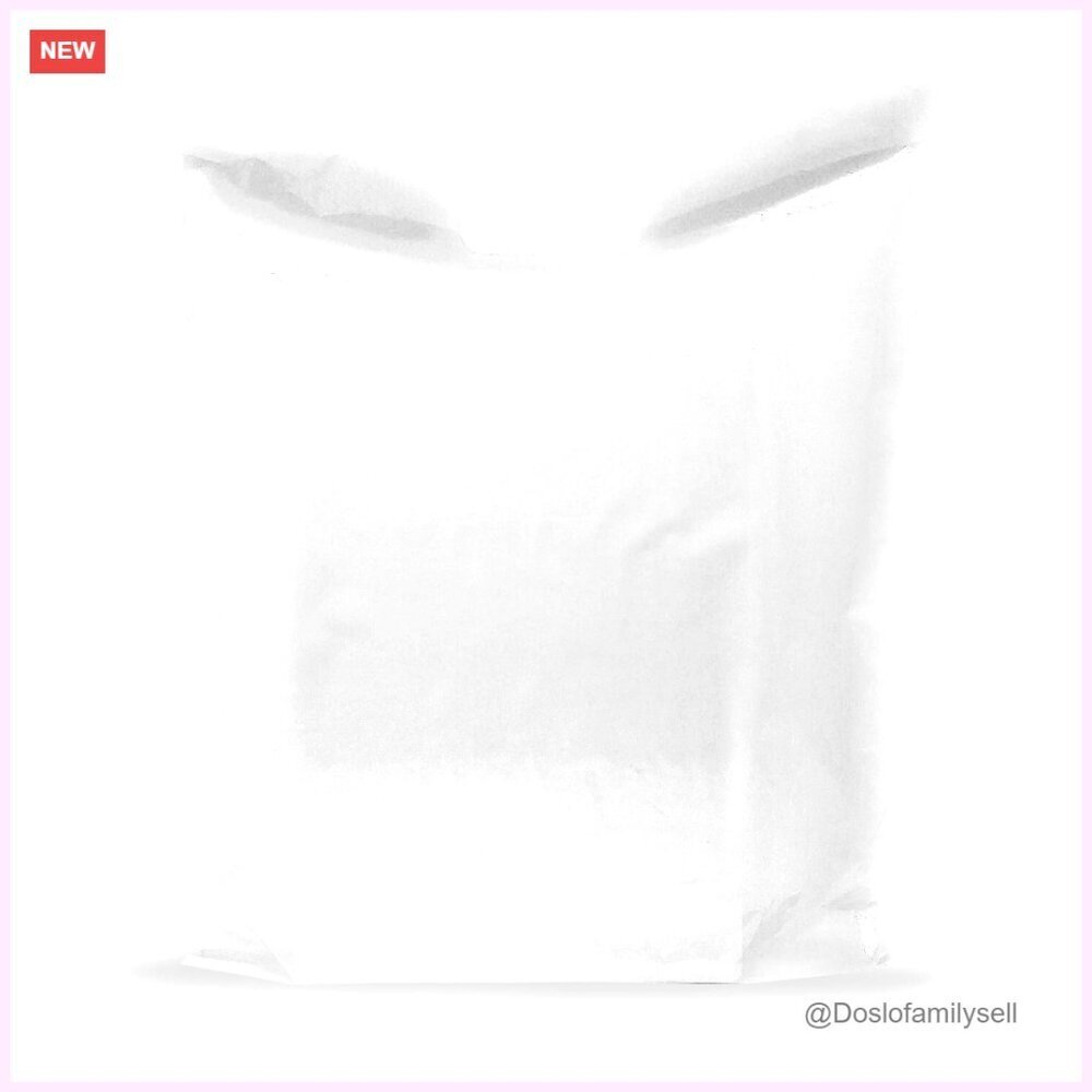 100 Pack Plastic Shopping Bags 9x12 Inch Die Cut Handles Retail